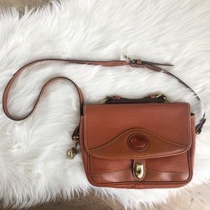Dooney and Bourke Carrier Crossbody Brown Bag